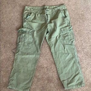 American Eagle / Slouchy-Skinny / Green Pant